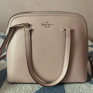 Kate Spade medium domed satchel and cosmetic case